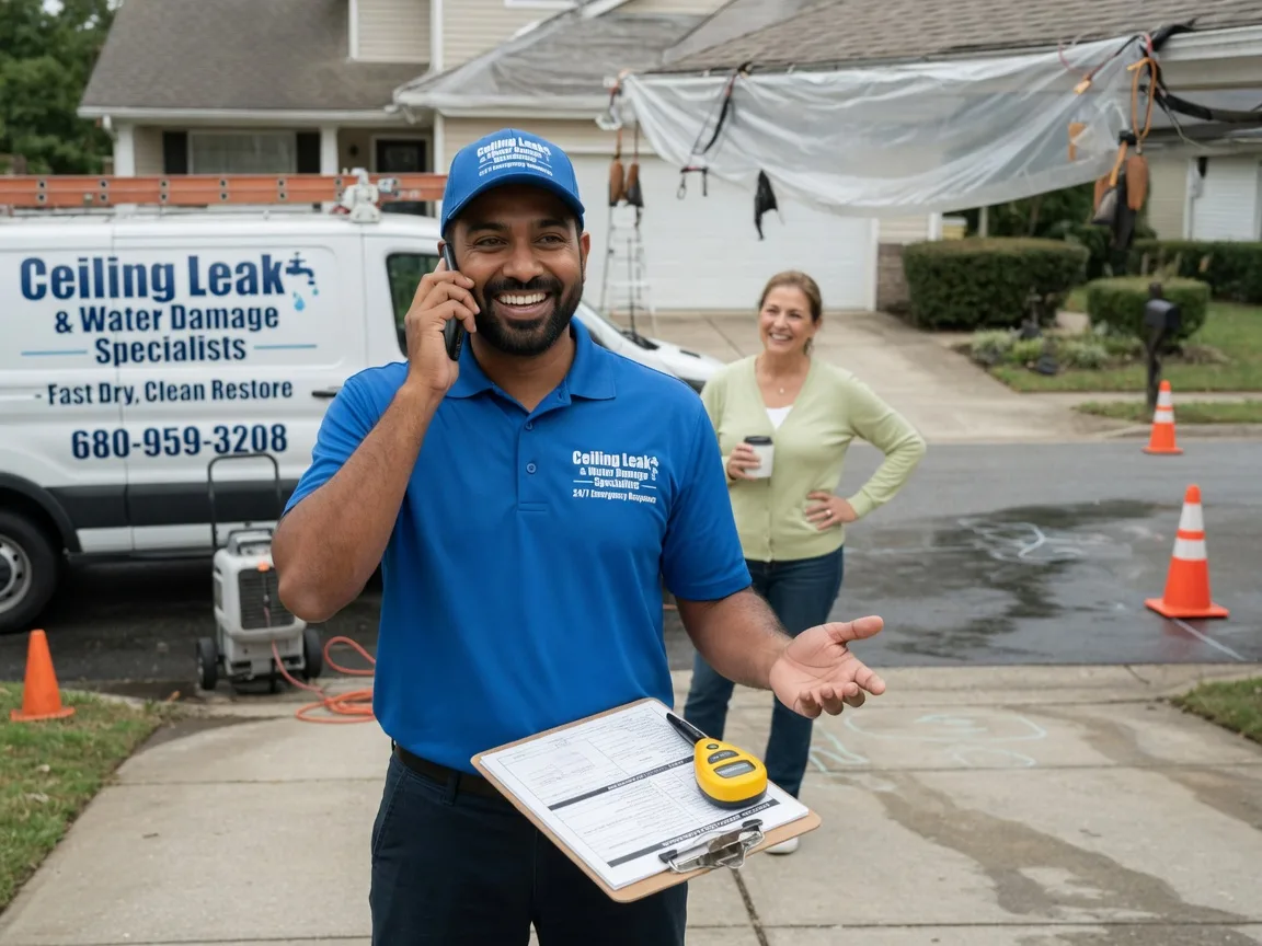 Ceiling Leak Cleanup Fombell, PA FAQs